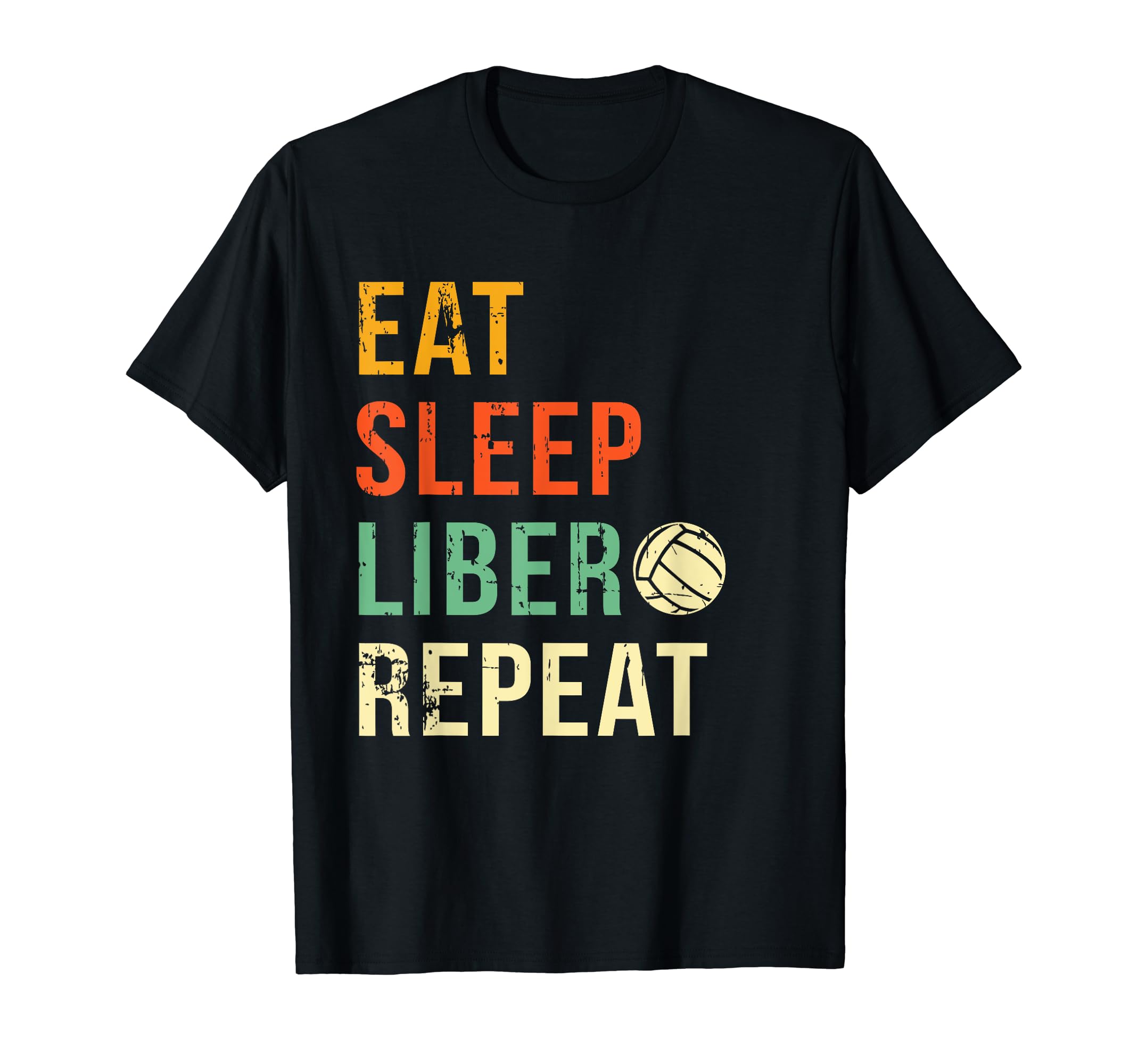 Libero Defense Varsity Volleyball Player Girls Teens Gift T-Shirt