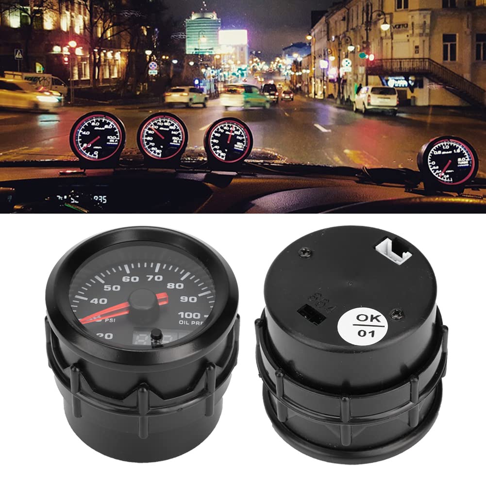 Display Digitale del Misuratore di Pressione Dell'olio da 2 Pollici 52 Mm con Motore Passo-passo