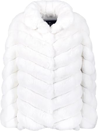 Chevron Chinchilla Jacket