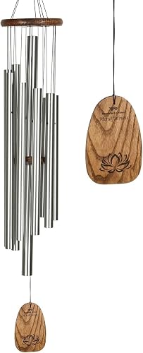 Woodstock Chimes Signature Collection, Woodstock Mindfulness Chime, Large (44'') Eastern Energies Wind Chimes for Outdoor, Patio, Home or Garden Décor (WMCL)