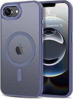 Vista 191 de Anuck - Funda magnética para iPhone 11 compatible con MagSafe, carcasa trasera mate translúcida dura, borde de TPU, delgada, resistente a impactos