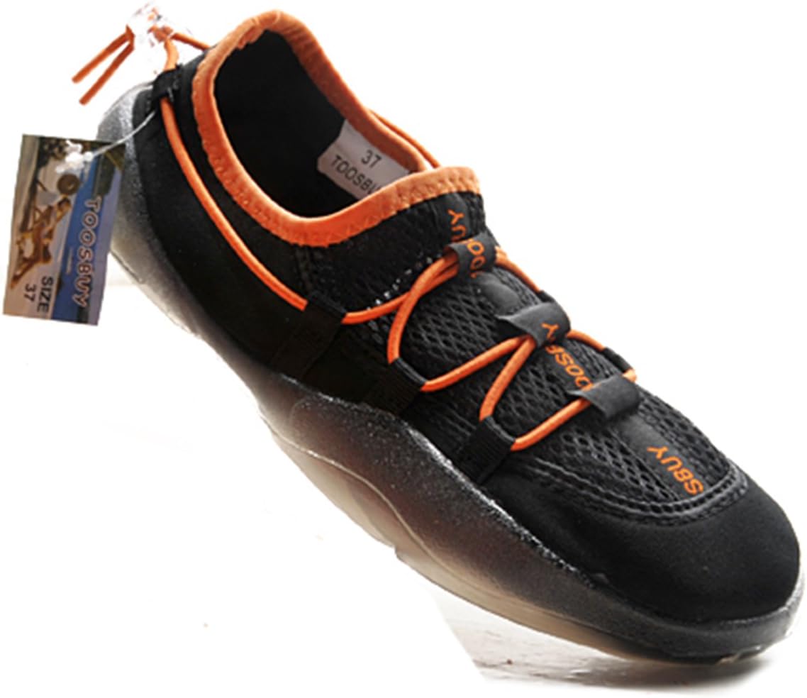 Slip on Aqua,outdoor,running,athletic,rainy,skiing,climbing,dancing,water Shoes for Men & Women (38 EU (7.5 M US Women), Black)