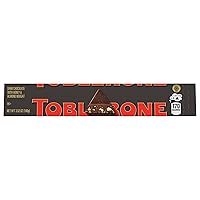 Vista 4 de TOBLERONE Dark Chocolate Bar with Honey and Almond Nougat, Bulk Chocolate, 20 - 3.52 oz Bars