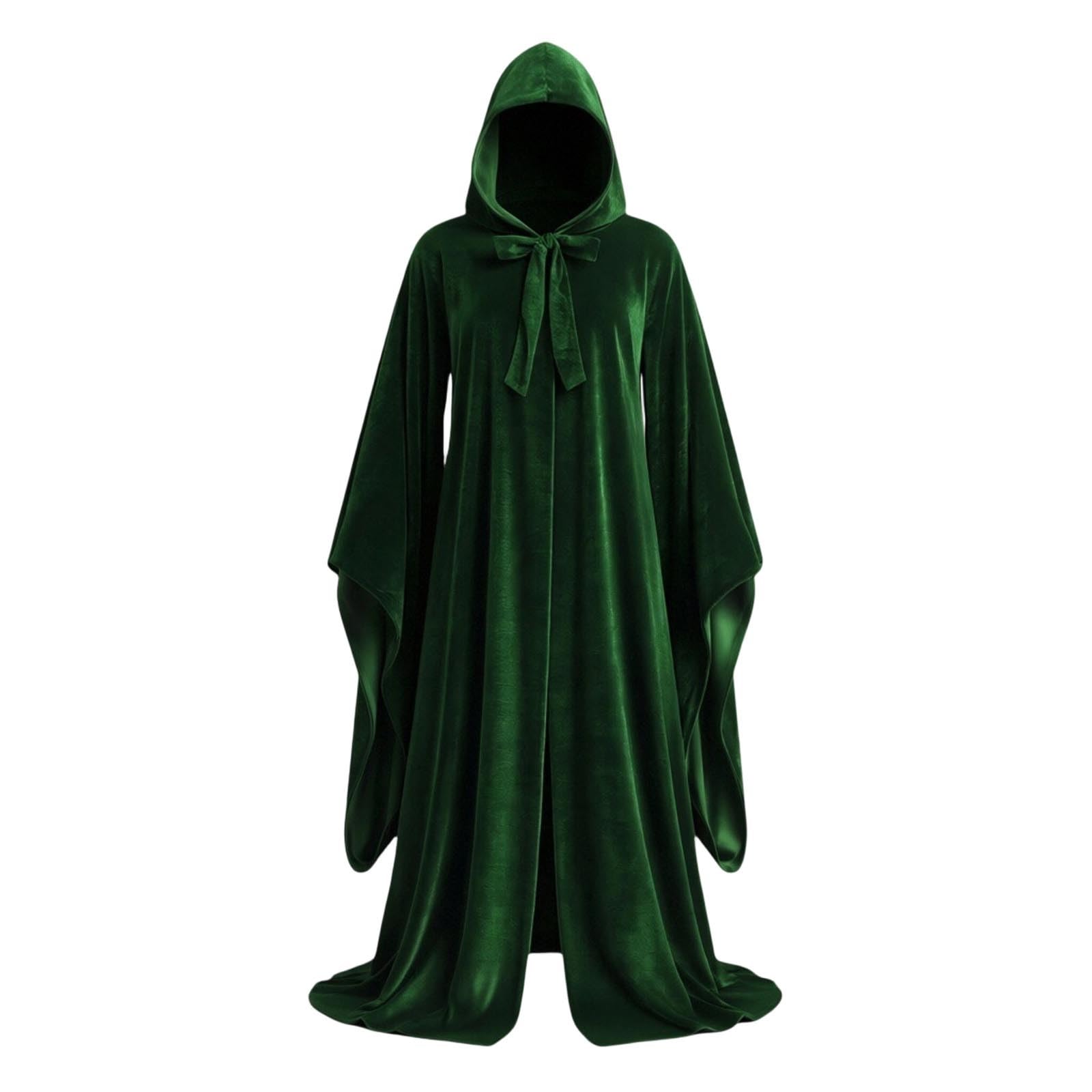 Generisch Eleganter Unisex Umhang für Cosplay, Halloween-Rollenspiele,Einfarbig | weicher Stoff | vielseitig für Kostümpartys & Bühnenauftritte | Einheitsgröße