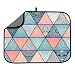 Bunte Bohème-Geschirr-Trocknungsmatte, saugfähig, wendbar, Küchenmatte, Geschirrmatte, hitzebeständig, Abtropfmatte für Arbeitsplatte, Küche, Theke, 45,7 x 61 cm