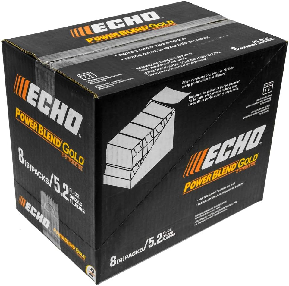 48PK Echo Oil 5.2 Ounce Bottles of 2-Cycle Oil - Power Blend 6450002G 6450002