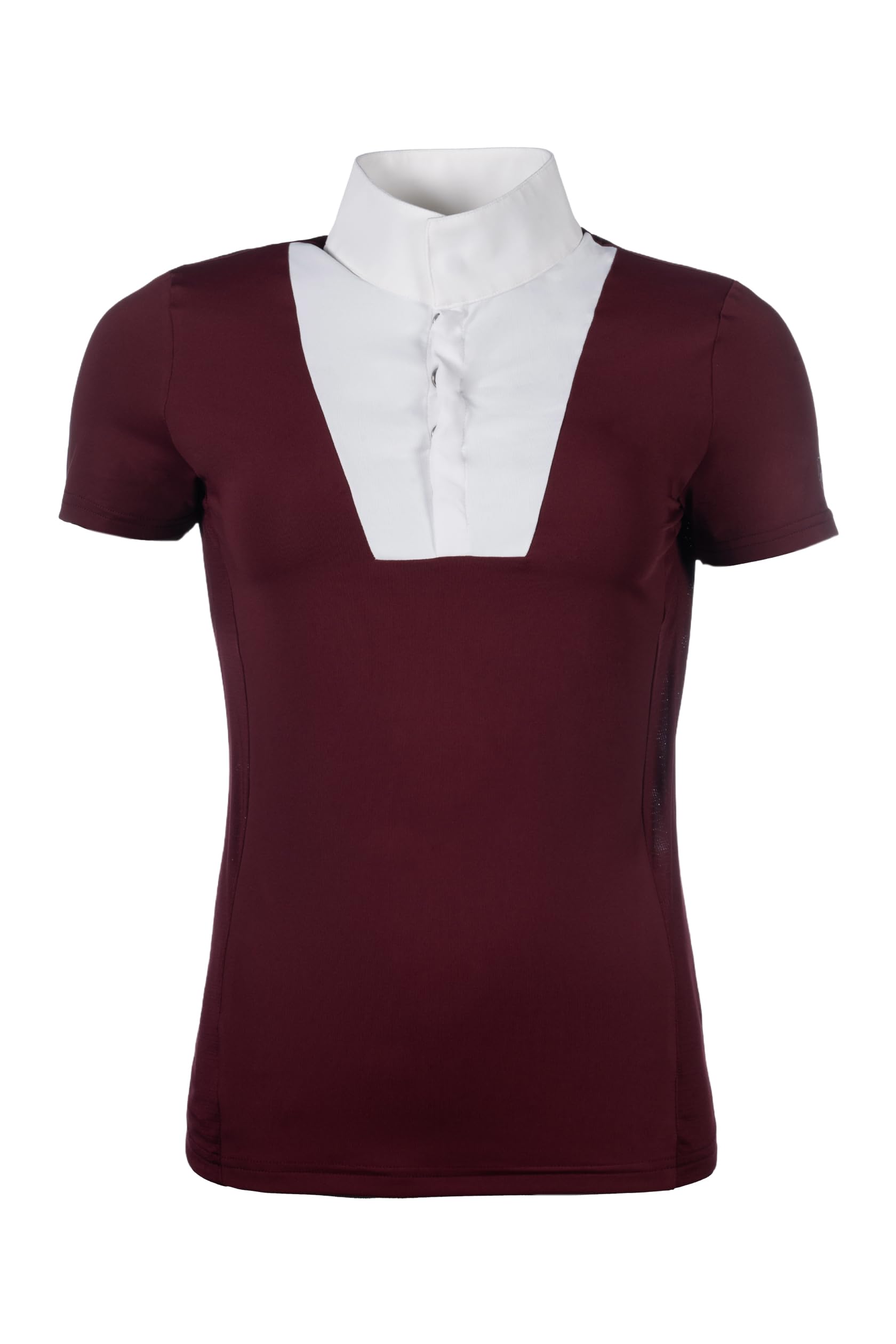HKM Virginia Manga Corta Polo de Concurso para Mujer