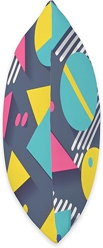 Miniatura 2 de 90s Retro Style Aesthetic Nostalgia Gifts by Akima Almohada geométrica abstracta de los años 80 y 90 con patrón de Memphis gráfico, de moda, 18 x 18