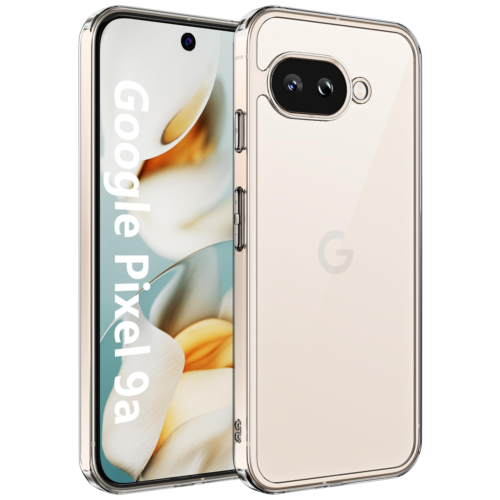 TPUケース付【新品】google pixel9a SIMフリー Pixel9a ケース リング付き 耐衝撃 クリア TPU ストラップホール