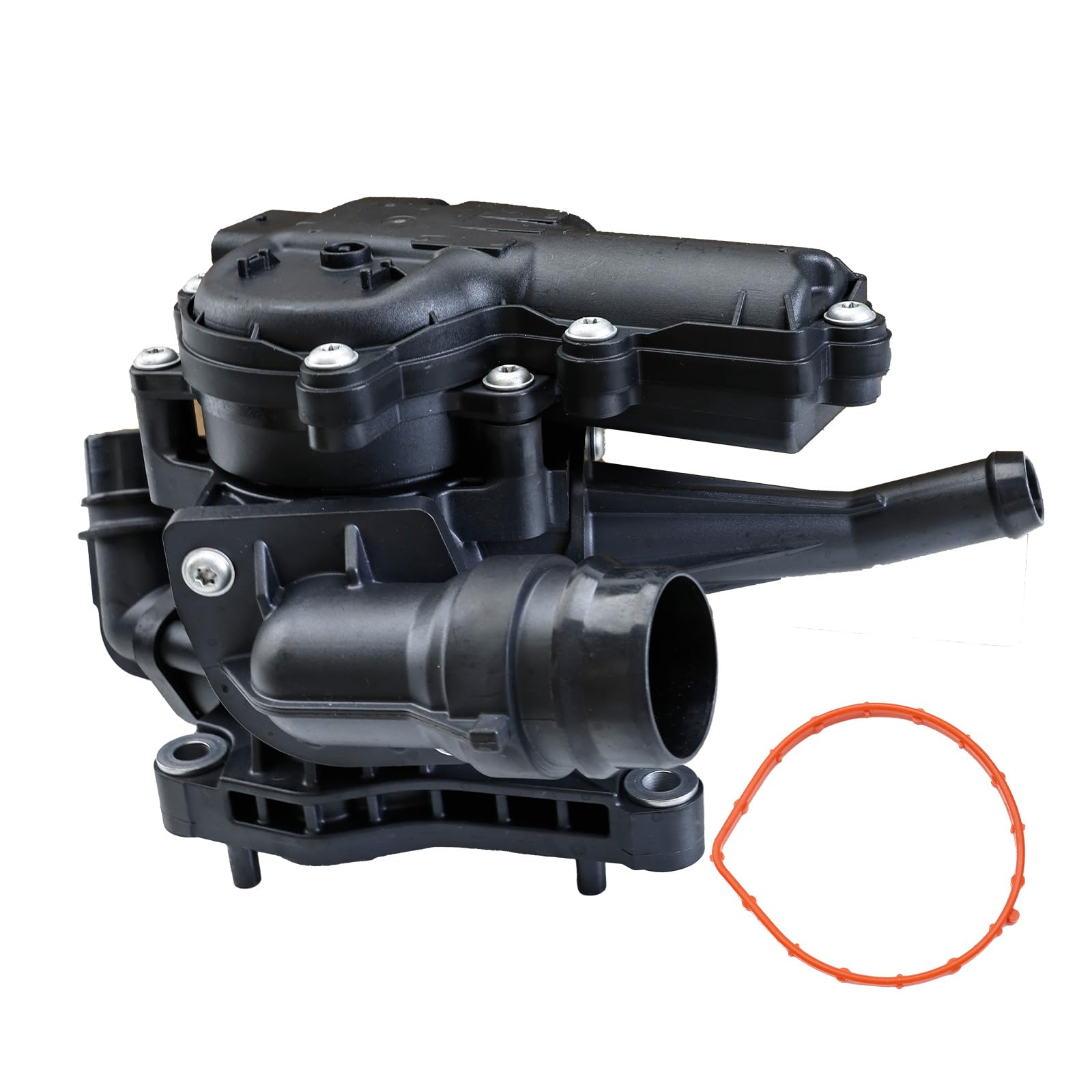 MITZONE Engine Thermal Management Module Compatible with 2020-2024 Hyundai Tucson Sonata Kona Elantra Santa Fe 2021-2025 Kia K5 Sorento Sportage Thermostat Housing