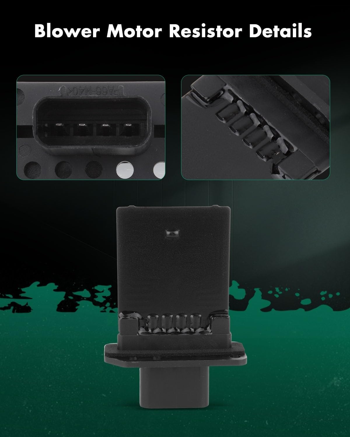 SCITOO ABS Heater Blower Motor and HVAC Resistors Blowers Motors Module fit for 2005-2007 for Nissan for Armada 5.6L,2004-2015 for Nissan for Titan 5.6L