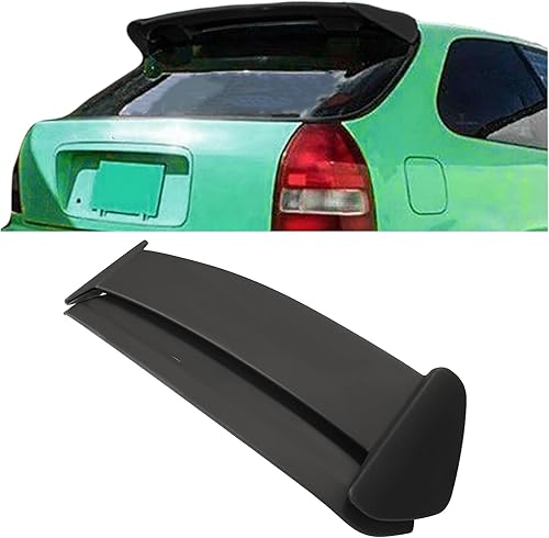 KUAFU Alerón de ala superior para techo compatible con Honda Civic 3Dr Hatchback modelos 1996-2000 estilo Type-R tapa trasera de camión, imprimación