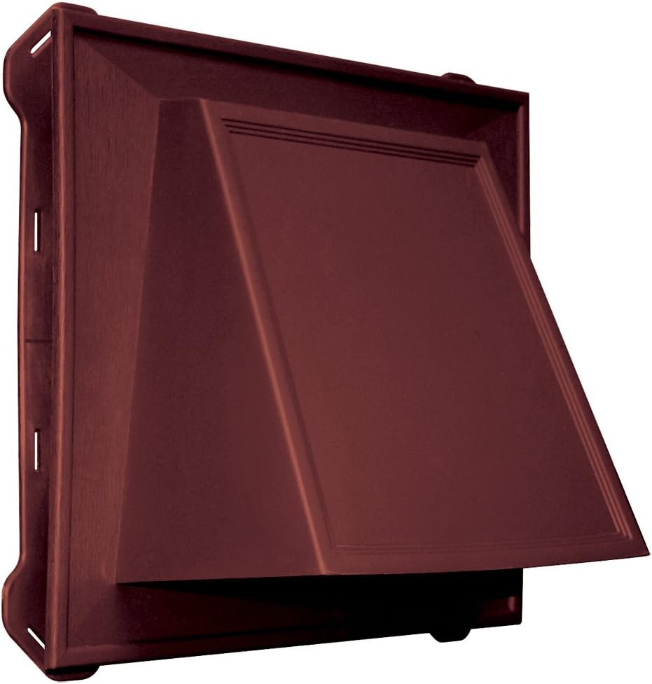 Builders Edge 140086774002 8" Hooded Vent 002, Black