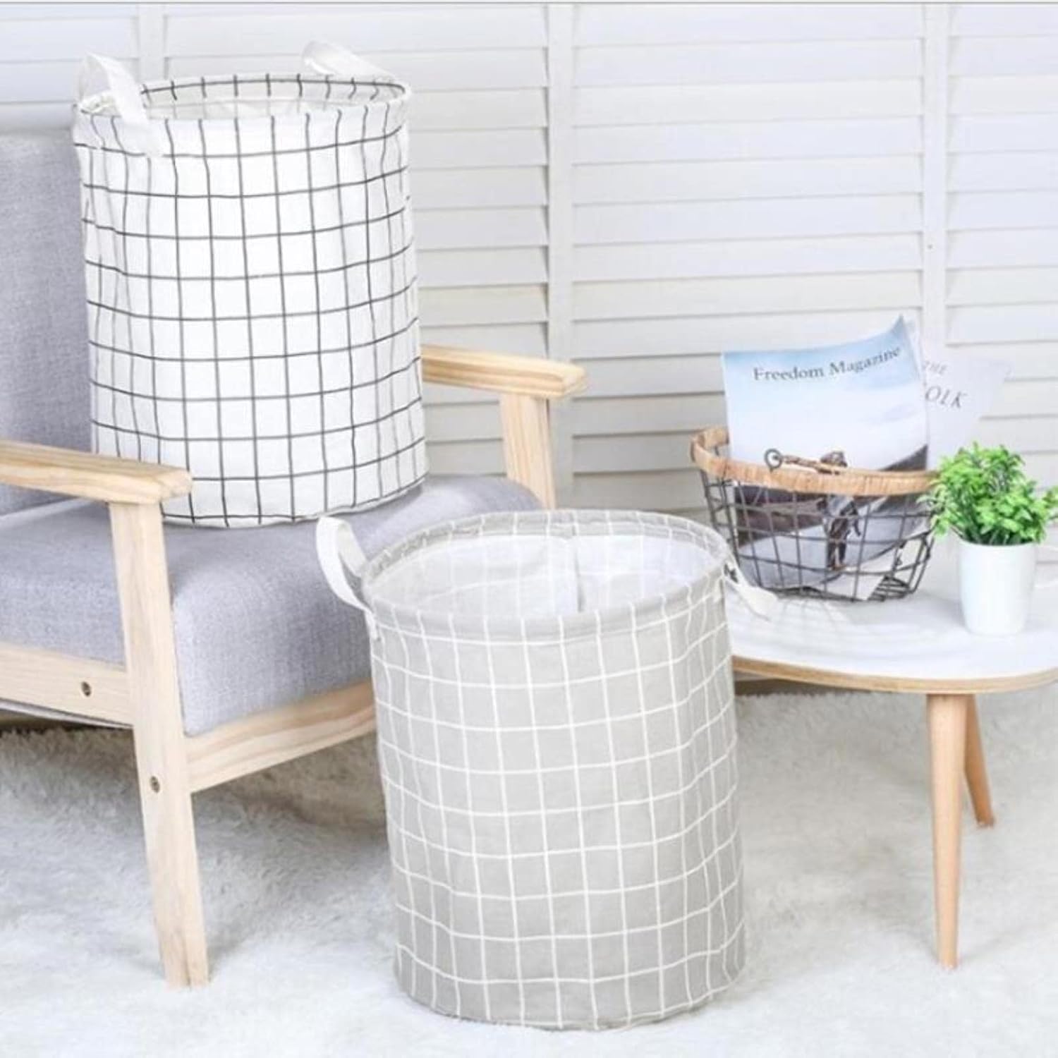 Basket Storage Dirty Laundry Folding Large Capacity Clothing Bucket Children Toy Basket Home Waterproof Organizer with Handles