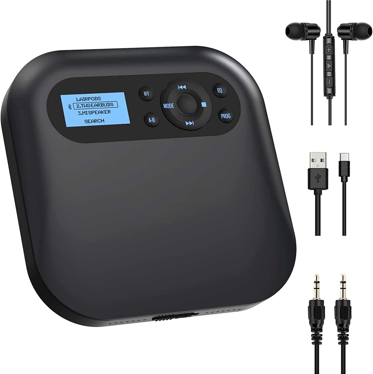 お買得❤️カラーライト付き⭐️CDプレイヤー⭐️Bluetooth⭐️リモコン付き 41HrSds1pOL.jpg