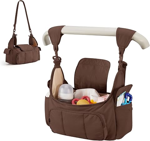 mommore Universal Stroller Organizer with Cup Holder, Bab...