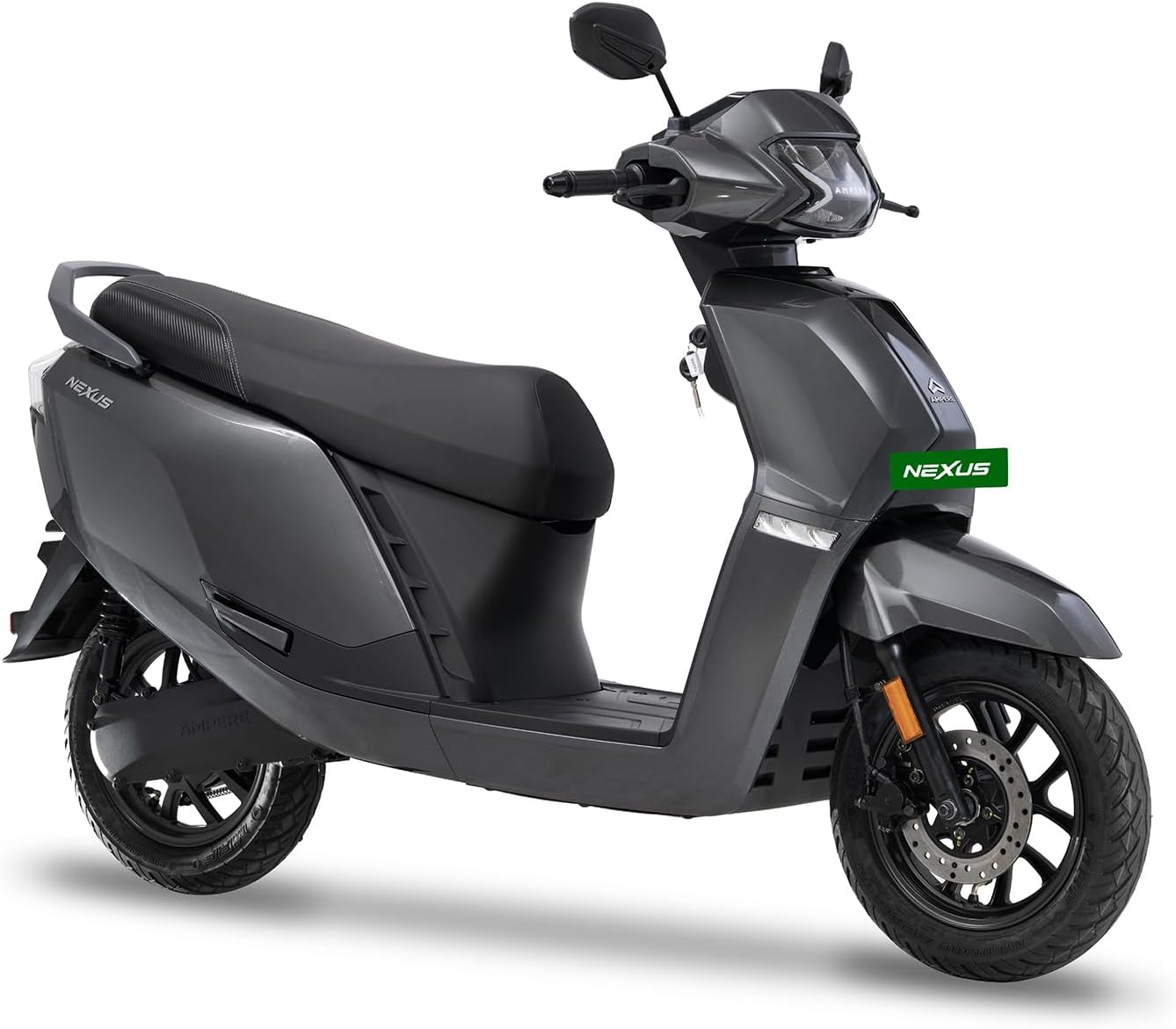 Nexus ST Electric Scooter by Greaves | 136 km IDC Range | 3.3 hr Fast Charging | Safe LFP Battery with 5-Year / 75,000 km Warranty | Colour: Carbon Knight (Ex-Showroom)