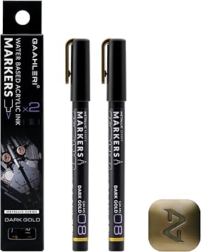Gaahleri Marker GM-MS08 Dark Gold 2 PCS