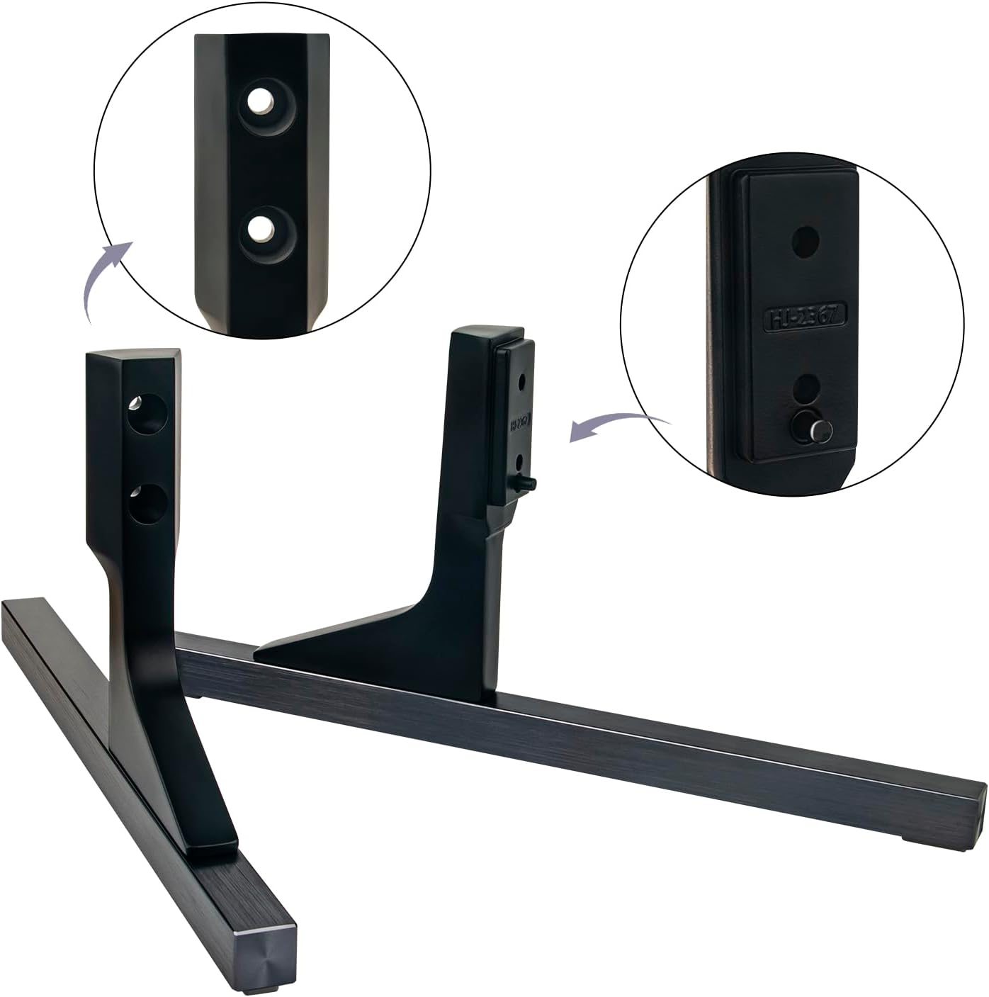 75U8H Replacement TV Stand Legs fit for HISENSE Flat Panel TV ，TV Base Pedestal Feet Stand Mount Supporting Base for Hisense TV 75U8H Television Stands