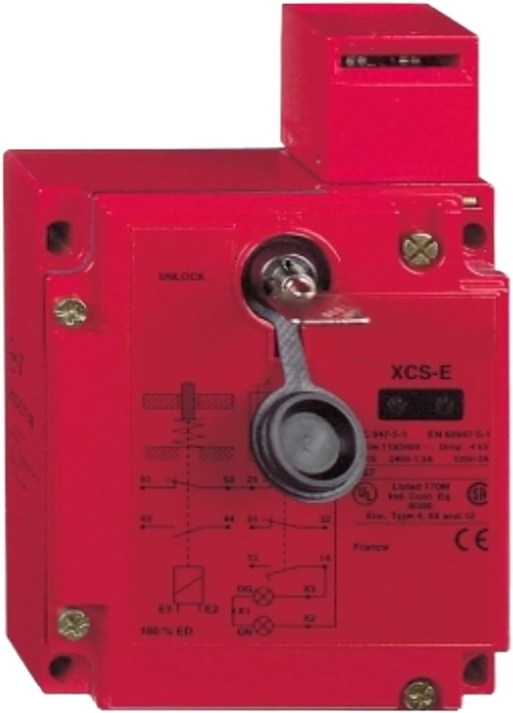 XCSE73127 Switch, 2NC+1 NO, M20, 24 V