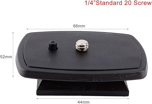 Miniatura 3 de Yosoo trípode de viaje cabeza Connect Kit DSLR SLR rápido Conectar sistemas placa de montaje plataforma placas de liberación rápida de repuesto para