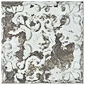 SomerTile WAIAVDO Aevum Dark Ornato x 7-7/8 in. Ceramic Wall Tile, 7.88" x 7.88", Multi, 21 Piece