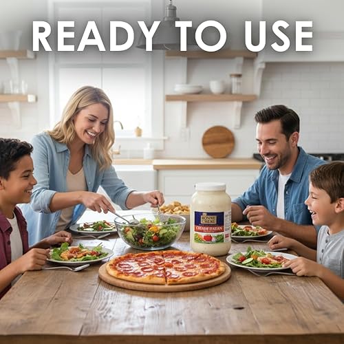 Miniatura 5 de Aderezo italiano cremoso  1 galón  El mismo aderezo italiano de pizza solía tener  Aderezo a granel  Auténtico sabor como la clásica cabaña de pizza