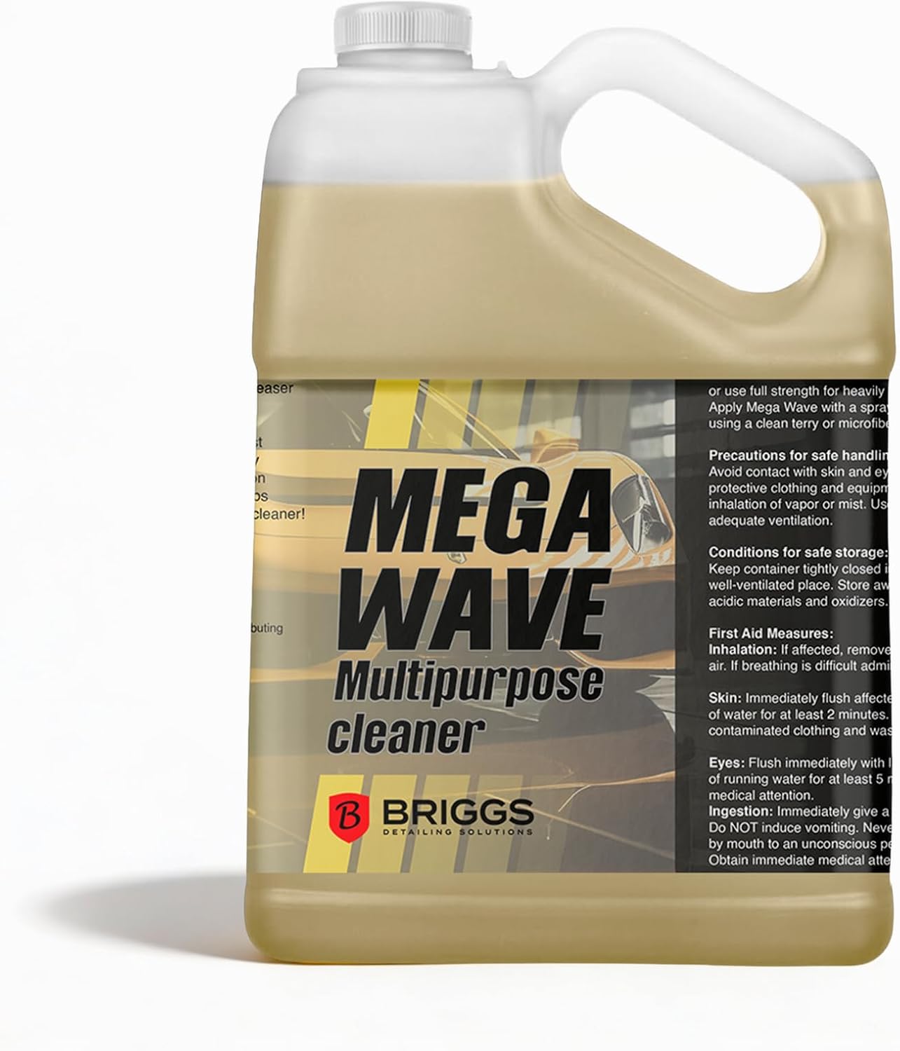 Briggs Mega Wave Interior Cleaner, All Purpose, 128oz