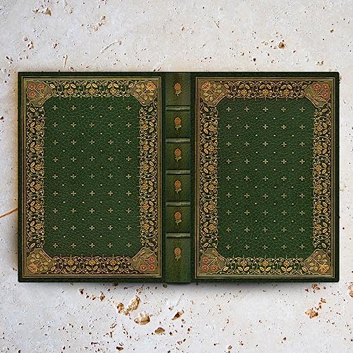 KleverCase Universal Book Cover for eReader Devices with 6 to 6.8 Inch Screen. Works with kobo, Nook, Kindle, Kindle Paperwhite, Sony, storytel and More. (Ornate Green)