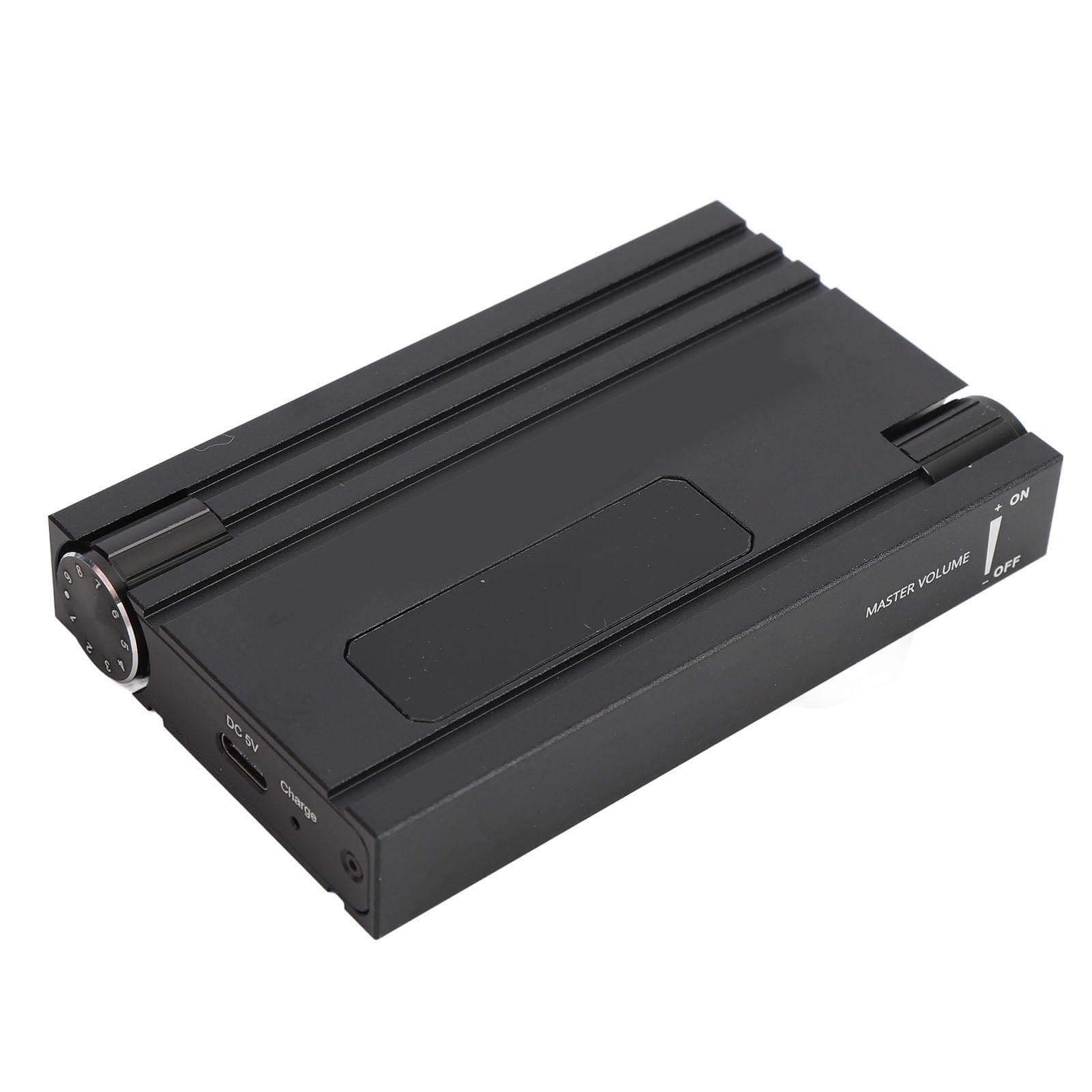 Amplificatore per cuffie HIFI, amplificatore per cuffie portatile wireless con supporto per impedenza da 16 a 600 Ω, jack da 3,5 mm, corpo in lega di alluminio, regolazione dei bas