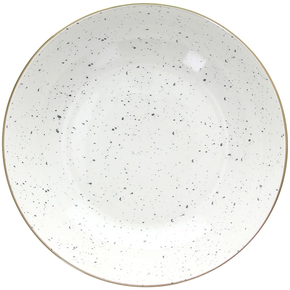 Tognana Pepper Bamboo, Service de vaisselle 18 pièces pour 6 personnes, Porcelaine, Blanc