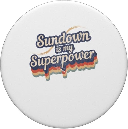 Miniatura 3 de Sundown Is My Superpower Design Sundown PopSockets Swappable PopGrip