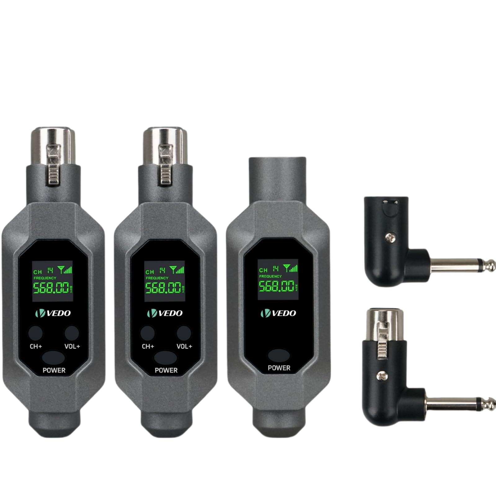 Conversor de microfone sem fio Transmissor e receptor XLR Sistema sem fio para microfone