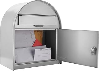 Barska Wall Mount Drop Box with Key Lock – Locking Mail, Suggestion, or Payment Box for Home, Office, Classroom, or Business Use