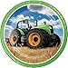 Creative Converting Tractor Time Round Paper Plates (8 Count), 8.75