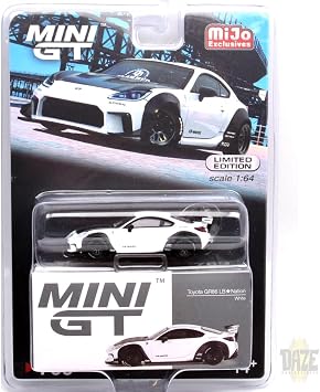 MINI GT 164 Scale MiJo TOYS EXCLUSIVE -TOYOTA GR86NATION WHITE USA MiJo Toys Limited Toyota GR86NATION White