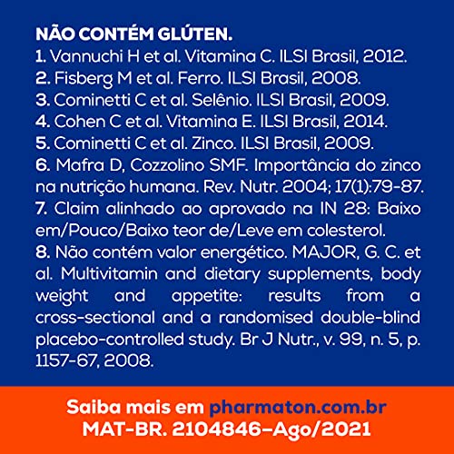 Polivitamínico Pharmaton 50+ Imunidade e Energia 30 cápsulas