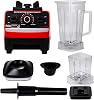 Blender Smoothie Makers 1200W,2L Smoothie Maker with 2 Plastic Cups, Max 48000 RPM,6 Stainless Steel blades for easy cleaning, by Blendra (Red)