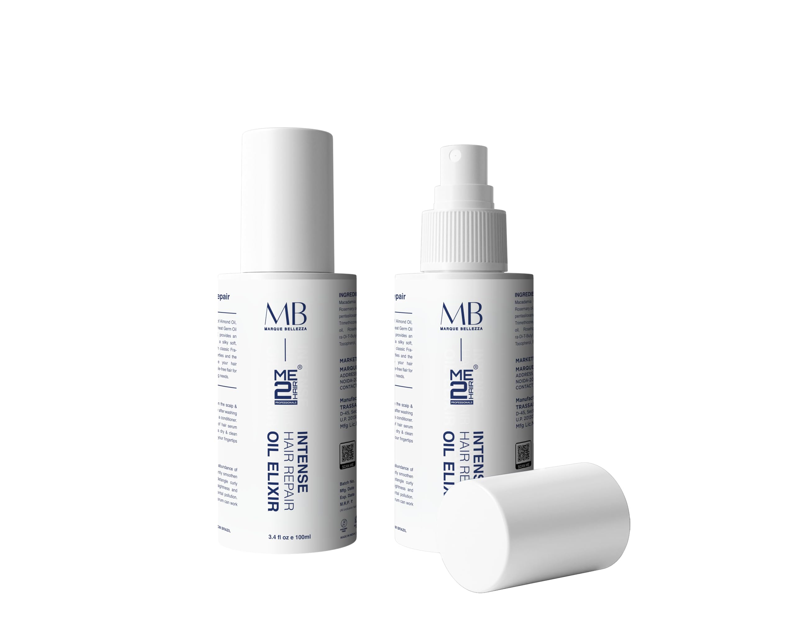 Me 2 Hair Professionals Intense Hair Repair Oil Elixir 60ML