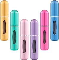 Vista 1 de MEIPO Botella de perfume de viaje recargable, mini atomizador de fragancia, estuche portátil para bomba de aroma, botellas de spray para viajes