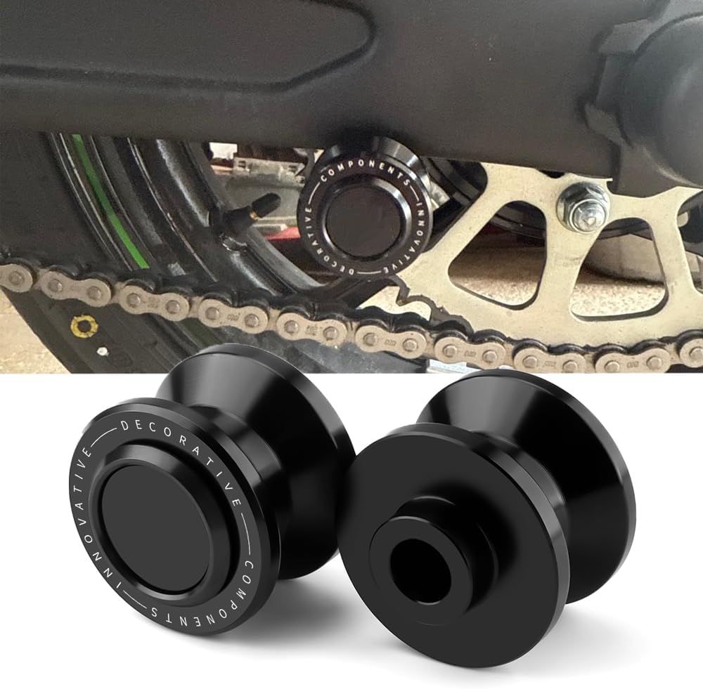 8MM Swingarm Spools Sliders Fit Ninja 400 500 NINJA650 ZX-6R ZX-10R Z900 Z650 Z400 GSXR6000 GSXR750 GSXR1000 CBR 600 CBR600RR CBR1000RR RR F2 F3 F4 F4i | M8 Universal Rear Frame Sliders Stand RD