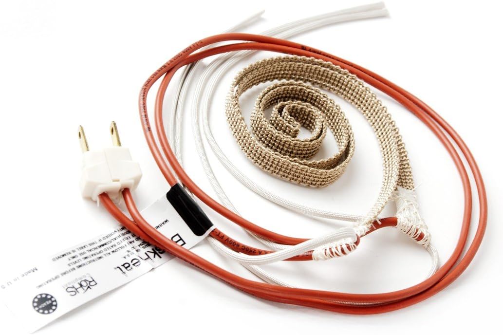 BriskHeat RH48 XtremeFLEX RH Plastic Bending Strip Heater, Strip Heater, W x L: 0.5 x 48-Inch, 120VAC