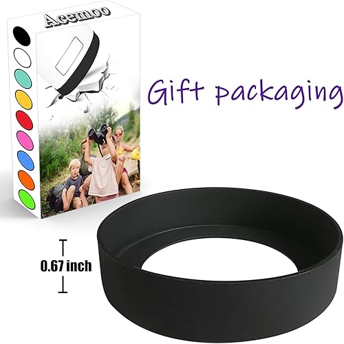 Miniatura 6 de Funda de silicona para maletero de vaso YETI de 30 onzas, 20 onzas, protección más segura y menos ruido para taza de café Yeti de 20 onzas, 30