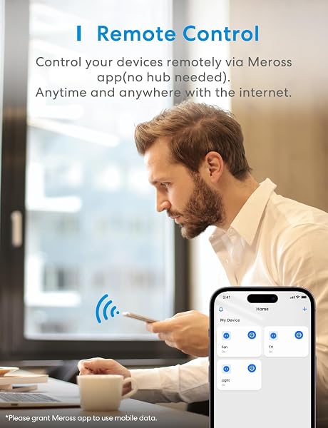 Meross Enchufe Inteligente 16A, Enchufe Inteligente Wifi Con Mide El Consumo, Enchufes Con Mando a Distancia, Enchufes Matter Compatible con HomeKit, Alexa y Google Home, SmartThings, 2 Piezas - 4