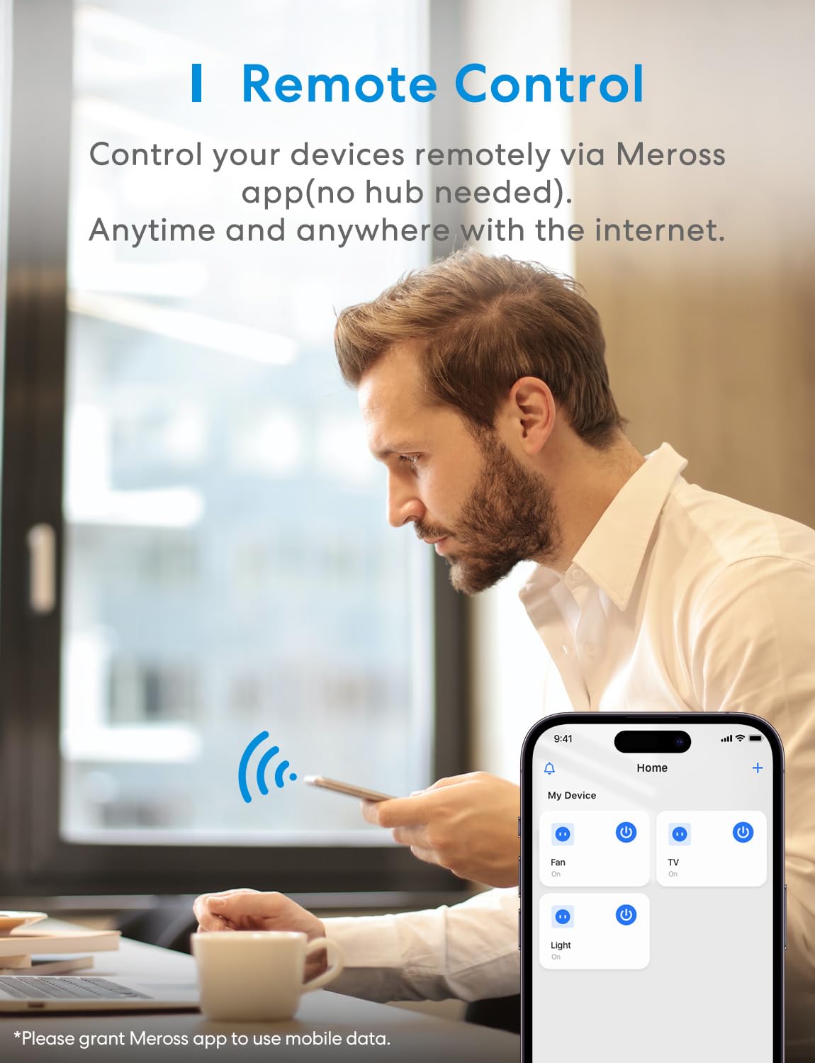 Meross Enchufe Inteligente 16A, Enchufe Inteligente Wifi Con Mide El Consumo, Enchufes Con Mando a Distancia, Enchufes Matter Compatible con HomeKit, Alexa y Google Home, SmartThings, 2 Piezas - 5