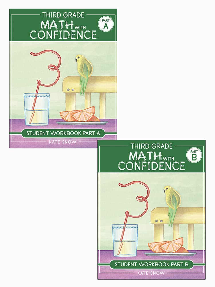 Third Grade Math with Confidence Student Workbook Bundle      Paperback – Student Edition, June 1, 2023