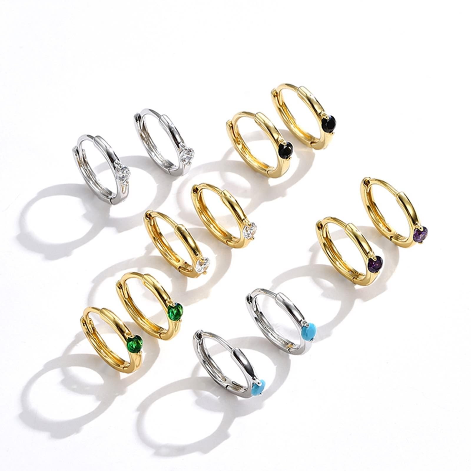 Pendientes vintage de oro Au375, amatista lila clásicos, pendientes boho de oro amarillo de 9 quilates