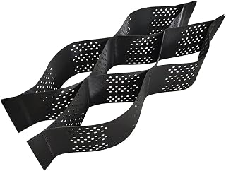 2 Inch Depth Geo Grid Geocell Stabilizer, Heavy Load Resistance Walkways Steep Slope Ground Grid, for Landscape, Pathways, Project (Size : 5mx 10m (16.5ftx 33ft))