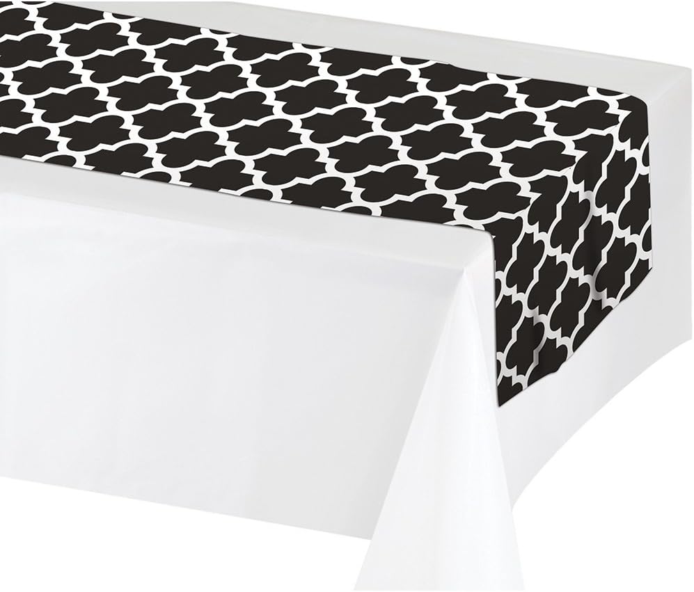 Creative Converting 12Count Plastic Table Runners, 14 x 84