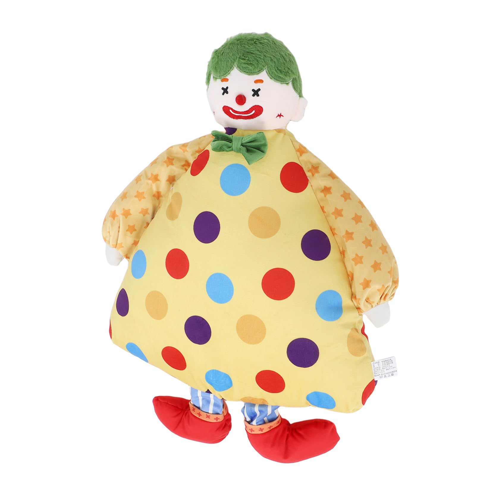 Coussin clown unique pour décorer la chaise de lecture d'une chambre de fille